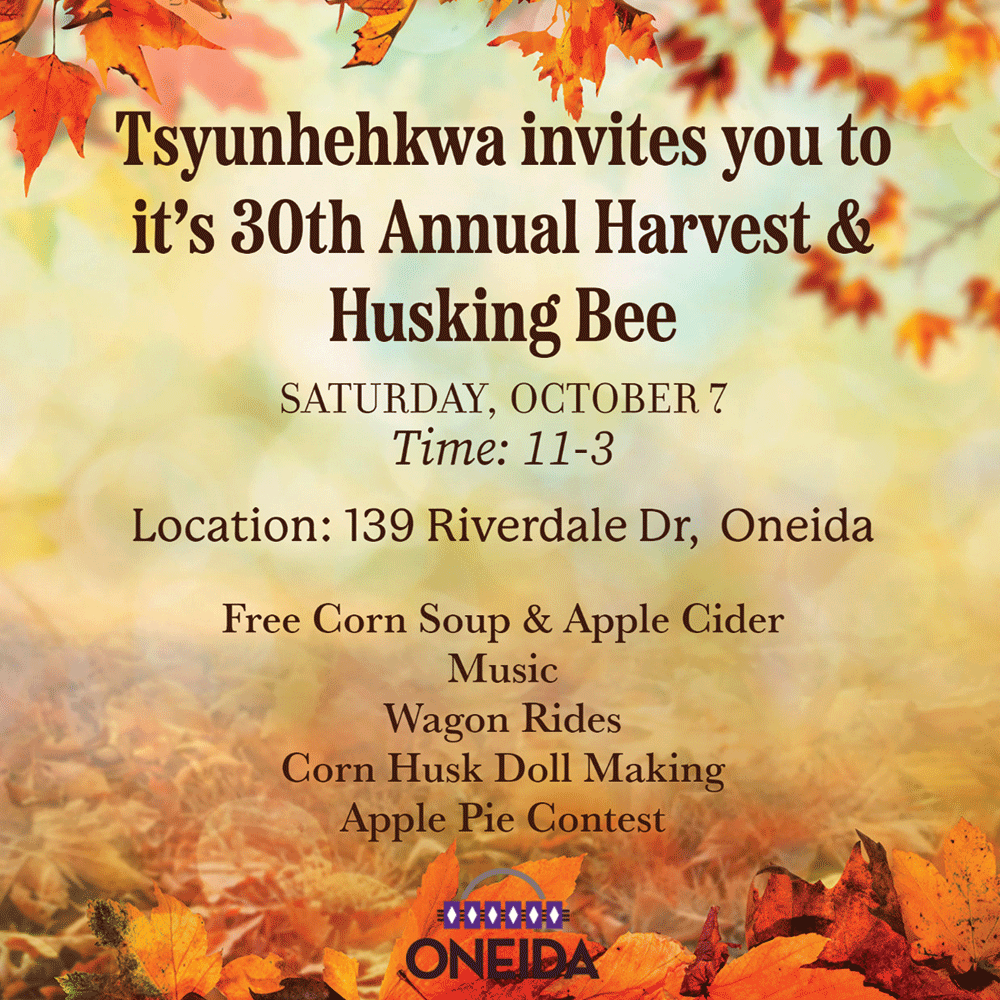 Annual Harvest & Husking Bee